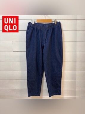 UNIQLO Stretch Easy Ankle Pants Denim – L NWT